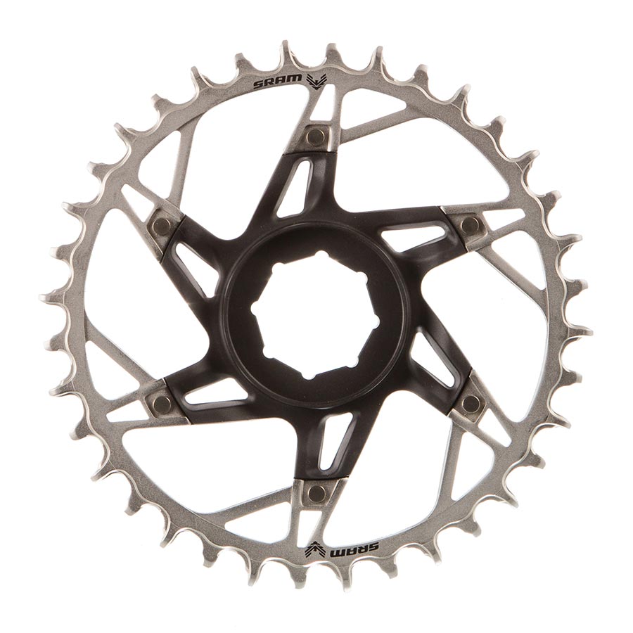 391151-02::0::391151-02::SRAM, XX Eagle T-Type DM E-MTB Brose, Plateau, Dents: 36, Vitesses: 12, BCD: Direct Mount, Aluminium/Acier, Noir