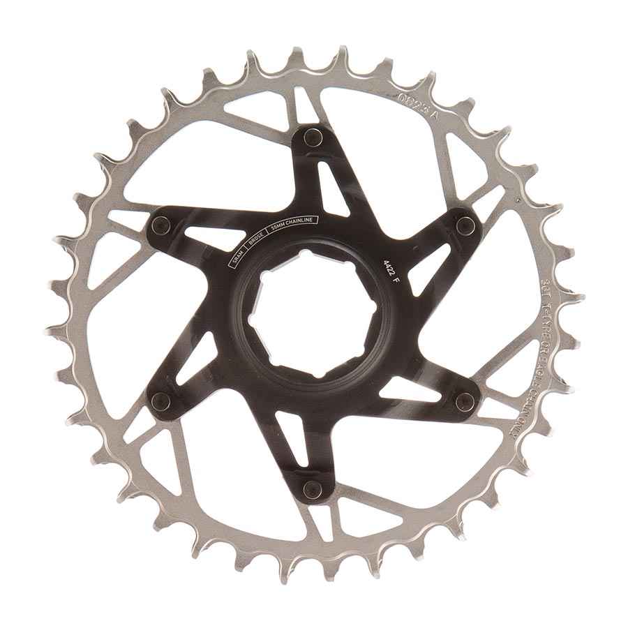 391151-02::1::391151-02::SRAM, XX Eagle T-Type DM E-MTB Brose, Plateau, Dents: 36, Vitesses: 12, BCD: Direct Mount, Aluminium/Acier, Noir