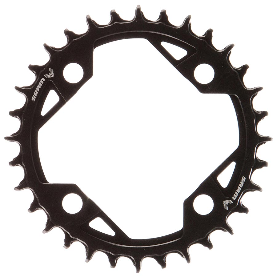 391199-02::0::391199-02::SRAM, T-Type Light eMTB, Plateau, Dents: 32, Vitesses: 12, BCD: 94, Boulons: 4, Aluminium, Noir
