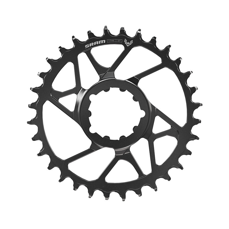 391224-02::0::391224-02::SRAM, Eagle 70 3 Bolt, Plateau, Dents: 32, Vitesses: 12, BCD: Direct Mount, Boulons: 3, Acier, Noir