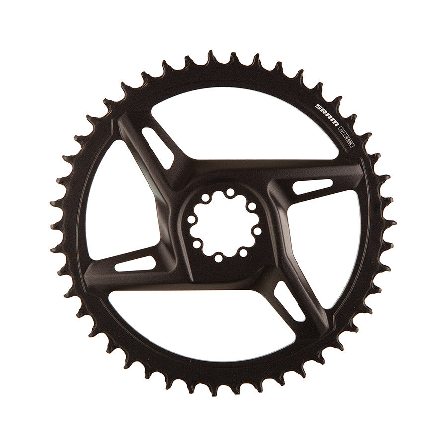 391227-05::0::391227-05::SRAM, Rival E1 1x Direct Mount, Plateau, Dents: 46, Vitesses: 12/13, BCD: Direct Mount SRAM 8 Boulons, Noir