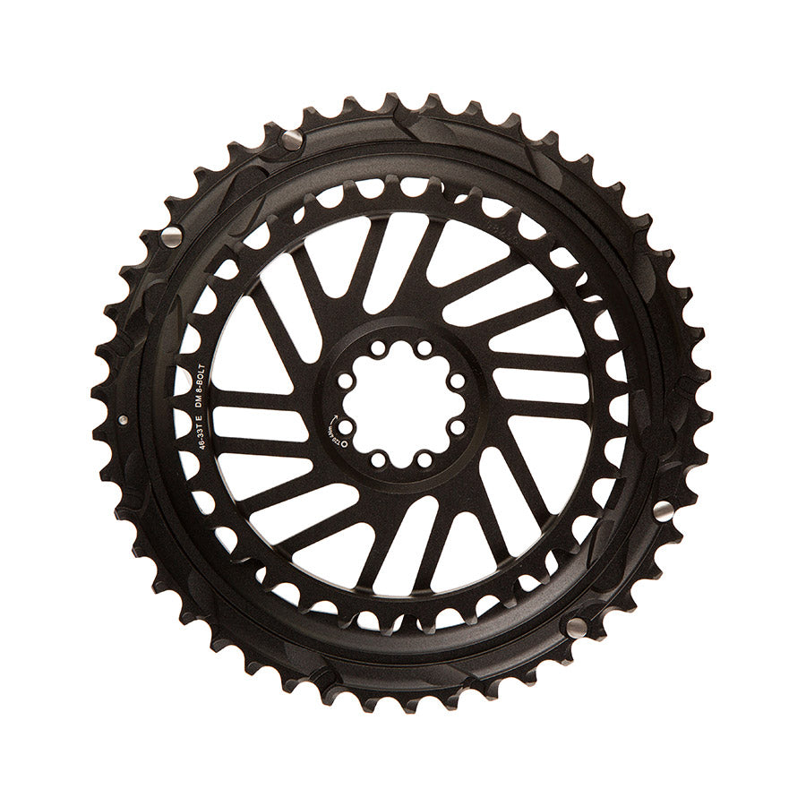 391229-01::1::391229-01::SRAM, Force E1 2x Direct Mount, Plateau, Dents: 46/33, Vitesses: 12, BCD: Direct Mount SRAM 8 Boulons, Noir