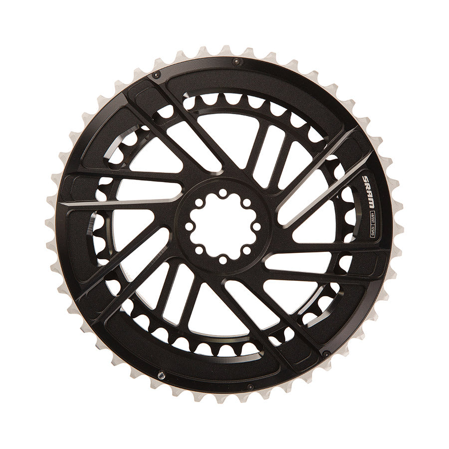 391229-02::0::391229-02::SRAM, Force E1 2x Direct Mount, Plateau, Dents: 48/35, Vitesses: 12, BCD: Direct Mount SRAM 8 Boulons, Noir