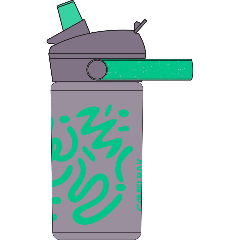C-42474-G67-OS::0::C-42474-G67-OS::THRIVE FLIP STRAW KIDS 400ML GRIBOUILLIS SAUGE