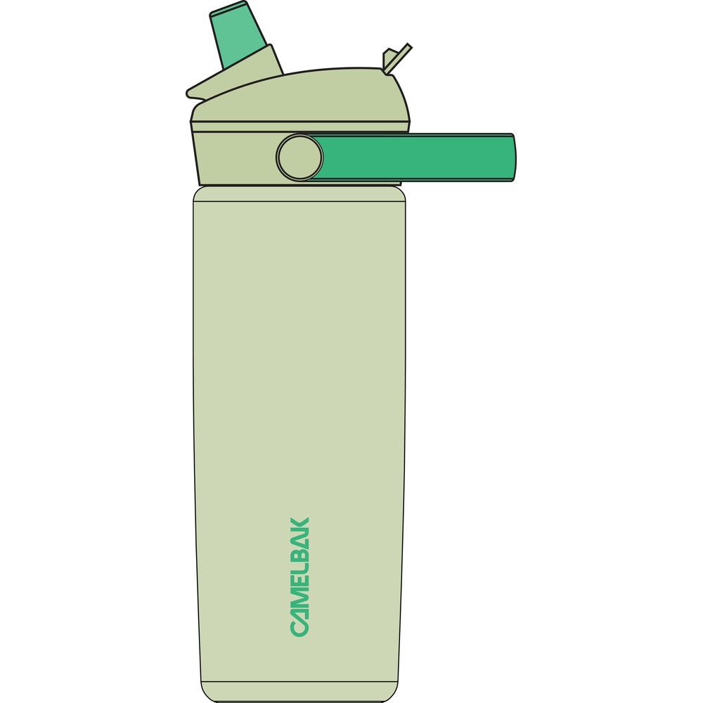 C-42475-G48-OS::0::C-42475-G48-OS::THRIVE FLIP STRAW KIDS 600ML PISTACHE