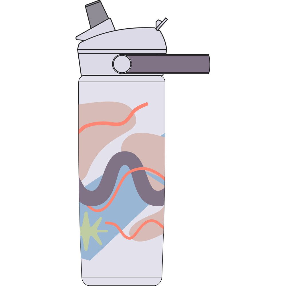 C-42475-G66-OS::0::C-42475-G66-OS::THRIVE FLIP STRAW KIDS 600ML AURORE LILAS