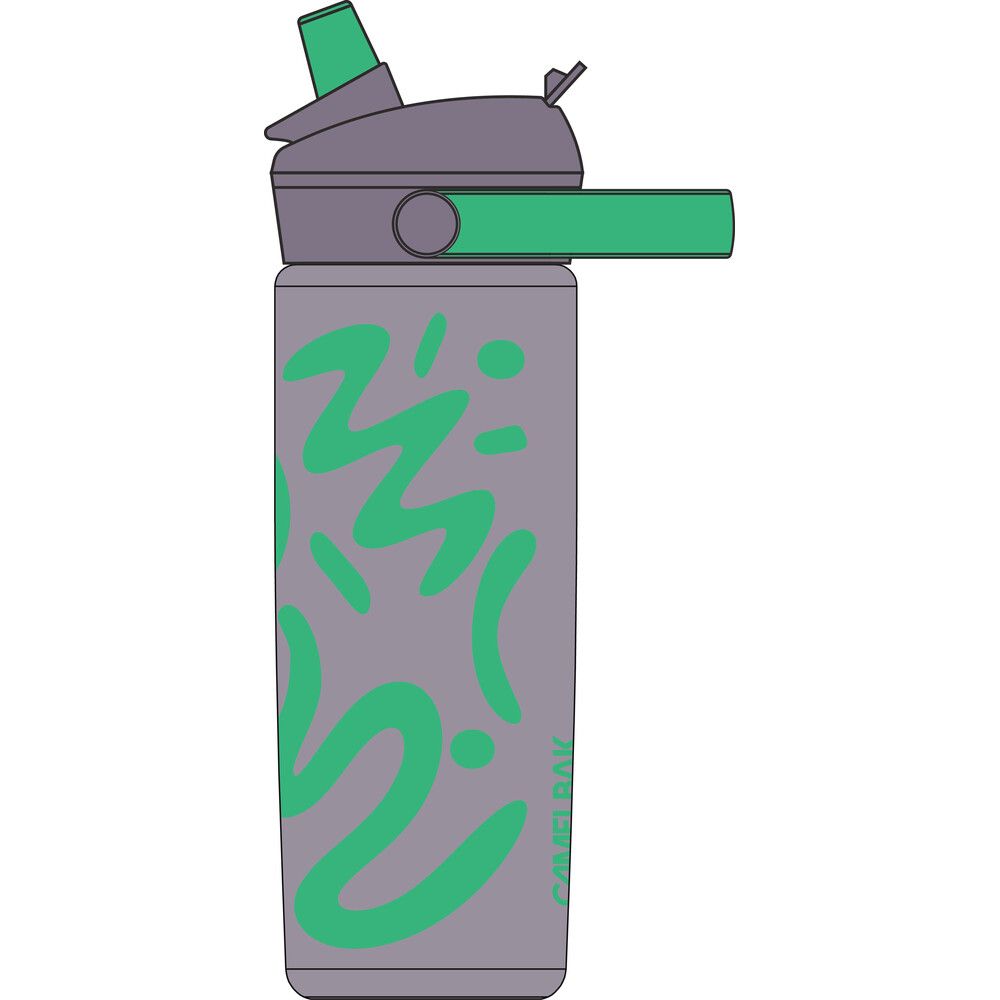 C-42475-G67-OS::0::C-42475-G67-OS::THRIVE FLIP STRAW KIDS 600ML GRIBOUILLIS SAUGE