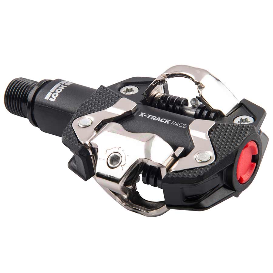 450911-01::2::450911-01::Look, X-Track Race, Pédales automatiques pour VTT, Corps en Composite, Essieu en Cr-Mo, 9/16'', Noir