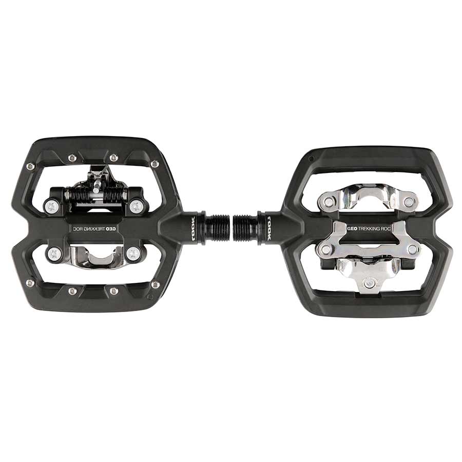 450984-01::0::450984-01::Look, GEO TREKKING ROC, Pédales, Corps: Alliage, Axe: Cr-Mo, 9/16'', Noir, Paire