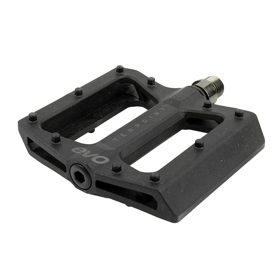 451140-01::0::451140-01::EVO, Tenpoint, Pédales plateformes, Corps: Nylon, Axe: Cr-Mo, 9/16'', Noir, Paire