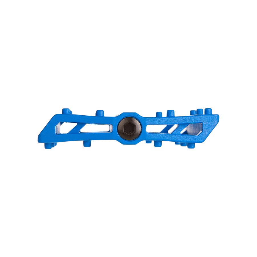 451140-03::2::451140-03::EVO, Tenpoint, Pédales plateformes, Corps: Nylon, Axe: Cr-Mo, 9/16'', Bleu, Paire