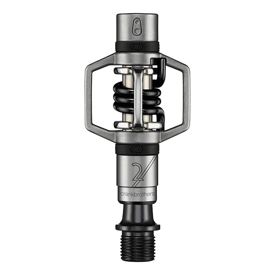 451272-01::0::451272-01::crankbrothers, EGGBEATER 2, Pédales, Corps: Acier inoxydable, Axe: Cr-Mo, 9/16'', Ressort Noir, Paire