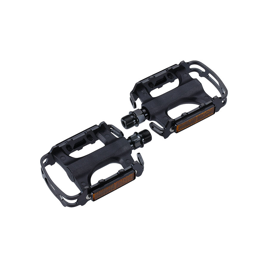 451327-01::1::451327-01::BBB Cycling, BPD-15B Mount&Go 2.0, Pédales, Corps: Nylon, Axe: Cr-Mo, 9/16'', Noir, Paire