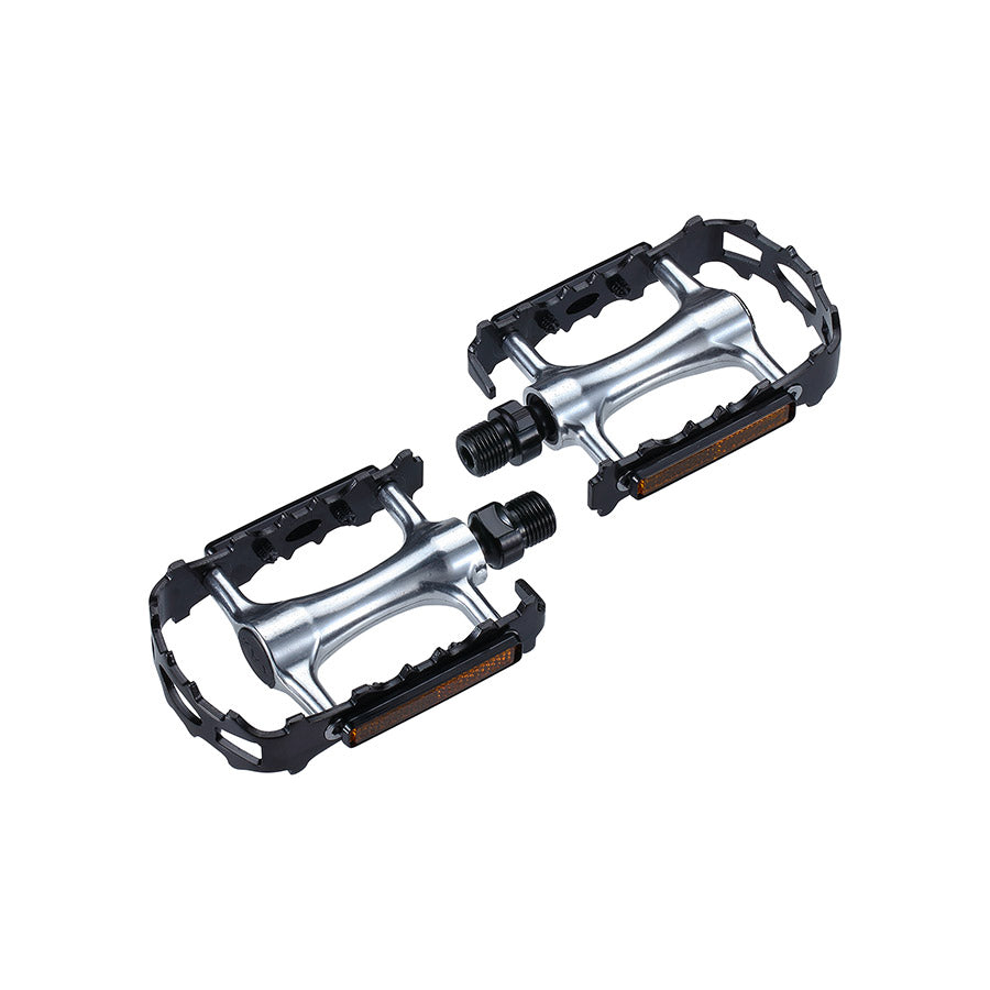 451328-01::0::451328-01::BBB Cycling, BPD-16B BigFeet 2.0, Pédales, Corps: Aluminium, Axe: Cr-Mo, 9/16'', Noir, Paire