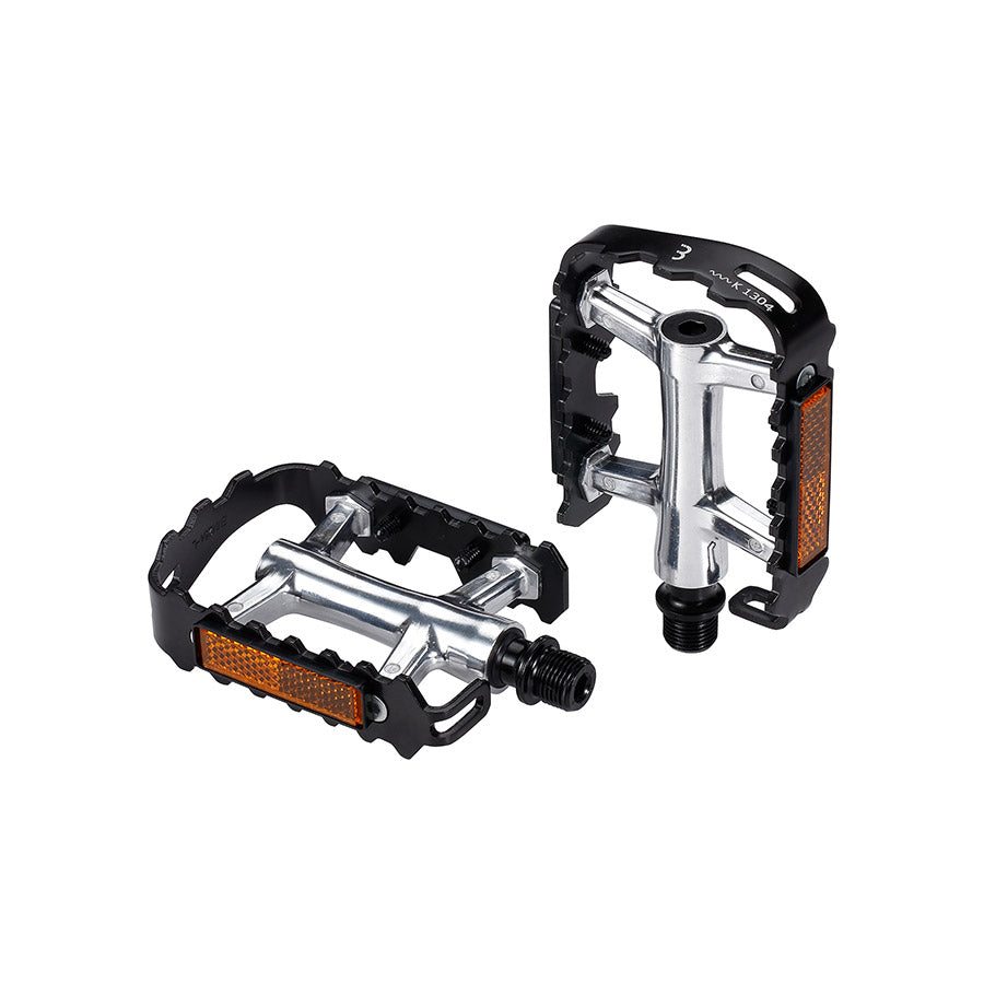 451329-01::0::451329-01::BBB Cycling, BPD-17B ClassicRide 2.0, Pédales, Corps: Aluminium, Axe: Cr-Mo, 9/16'', Noir, Paire