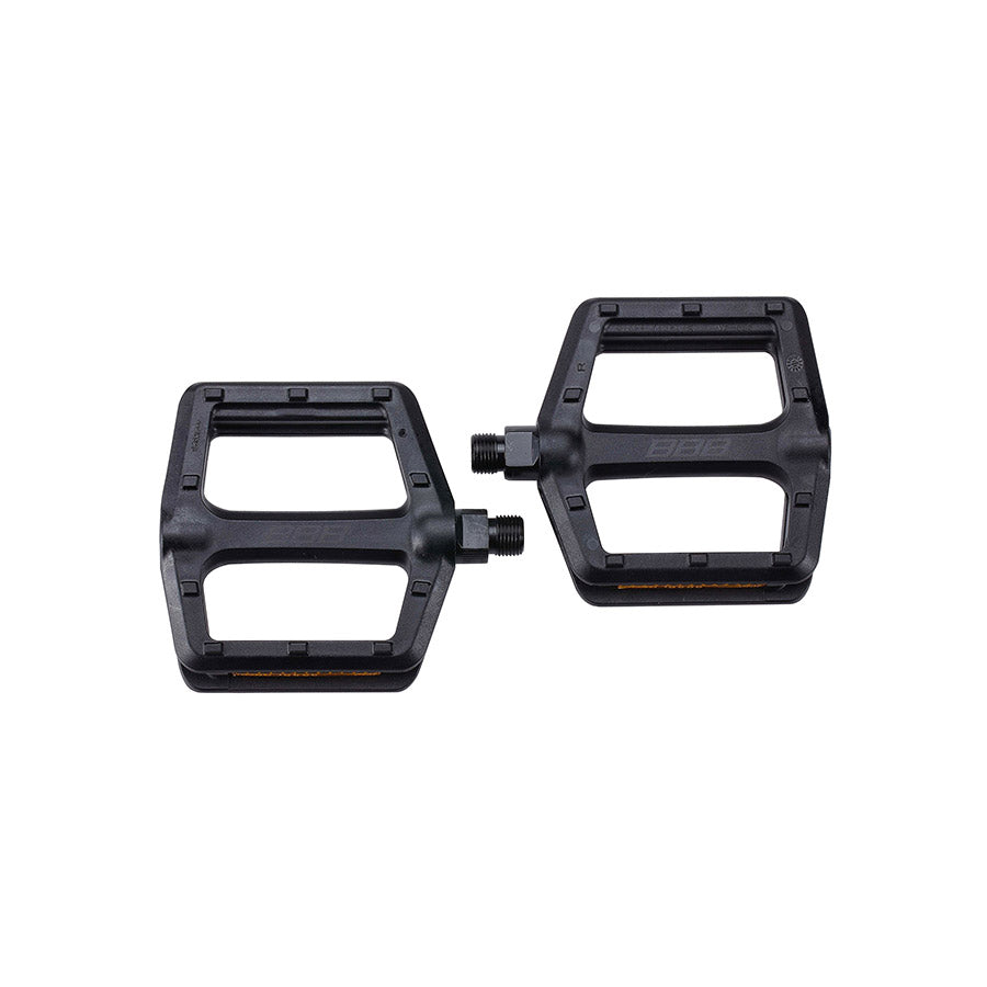 451331-01::2::451331-01::BBB Cycling, BPD-35 TrailRide, Pédales plateformes, Corps: Nylon, Axe: Cr-Mo, 9/16'', Noir, Paire