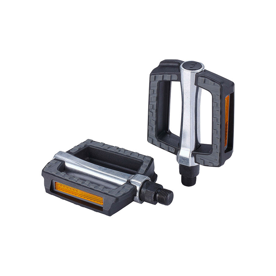 451333-01::0::451333-01::BBB Cycling, BPD-45B SteadyRest 2.0, Pédales, Corps: Alliage, Axe: Cr-Mo, 9/16'', Noir, Paire