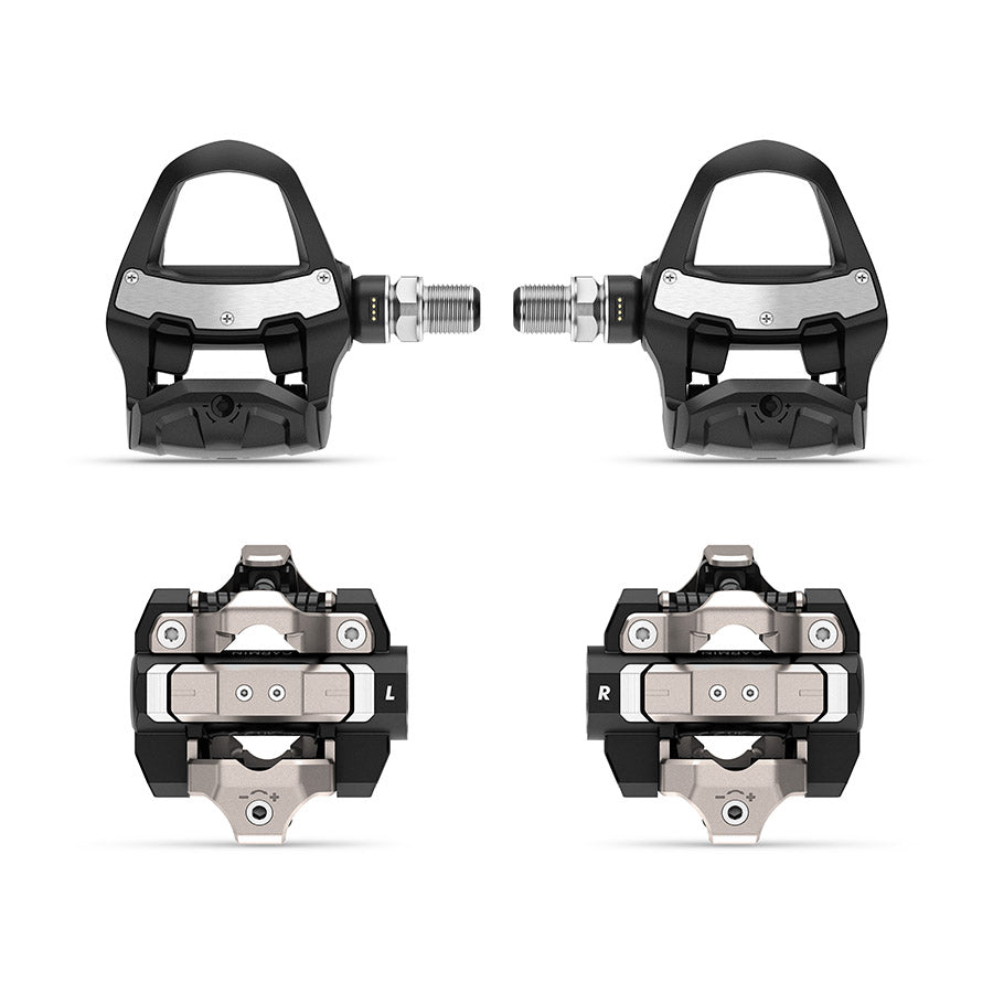 451337-01::0::451337-01::Garmin, Rally RK/XC210, Pédales, Corps: Composite/Carbone, Axe: Acier inoxydable, Noir