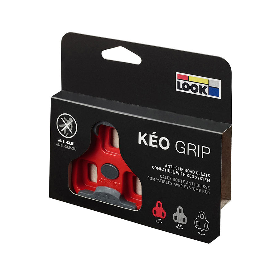 451359-01::4::451359-01::Look, Keo Grip, Cales, Compatibilité: Keo Grip, Jeu latéral: 9°, Rouge, Paire