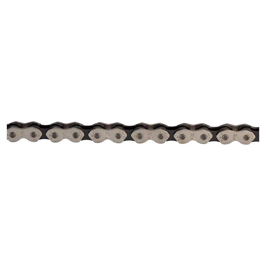 500300-01::0::500300-01::KMC, K1 Wide, Chaîne, Vitesses: 1, 1/8'', Mailles: 112, Noir
