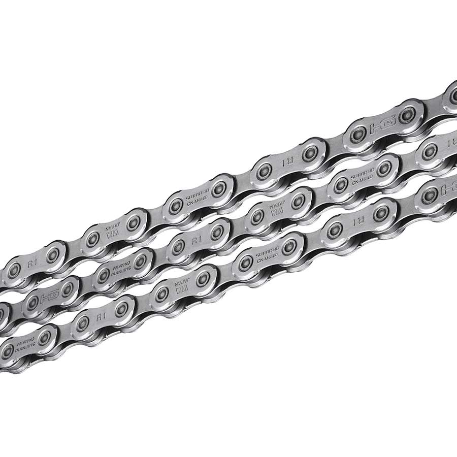 500317-01::0::500317-01::Shimano, CN-M6100, Chaîne, Vitesses: 12, Mailles: 126, Argent