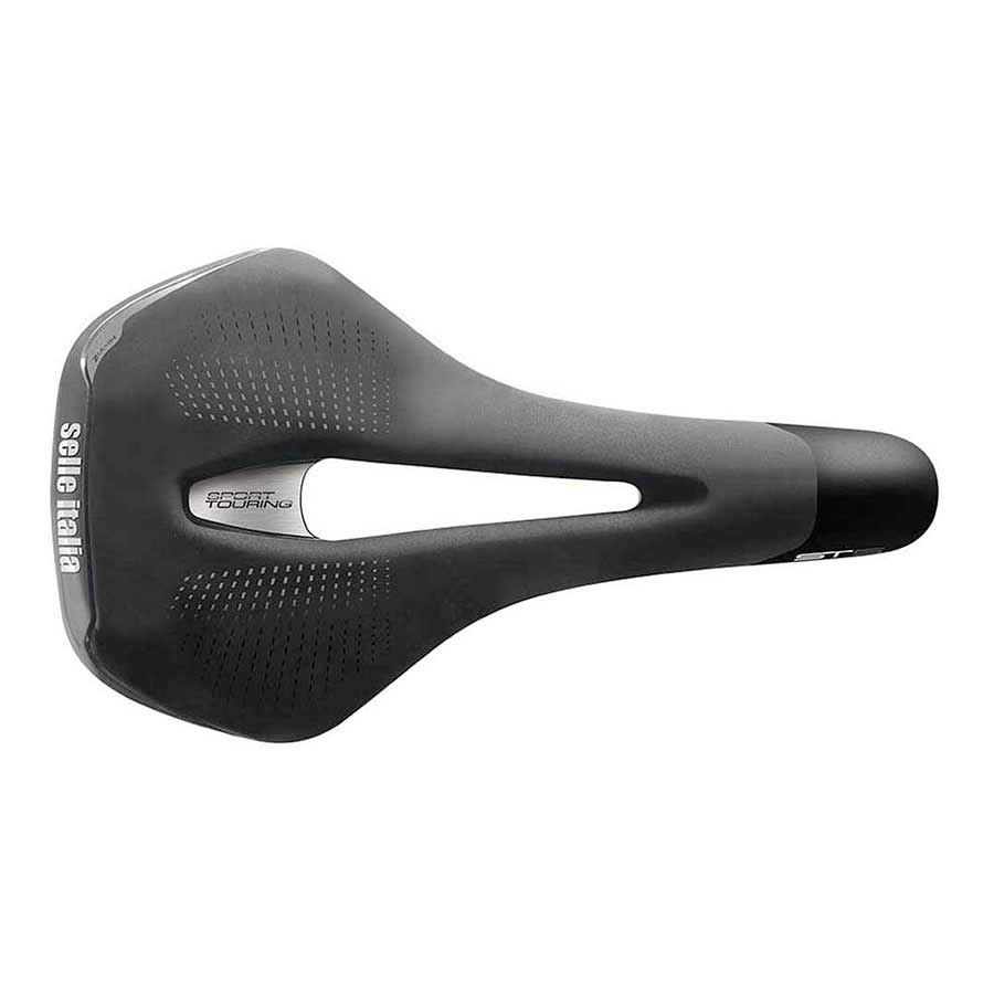 551067-01::0::551067-01::Selle Italia, ST 5 Flow, Selle, 276 x 165mm, 403g, Noir/Haute Visibilité