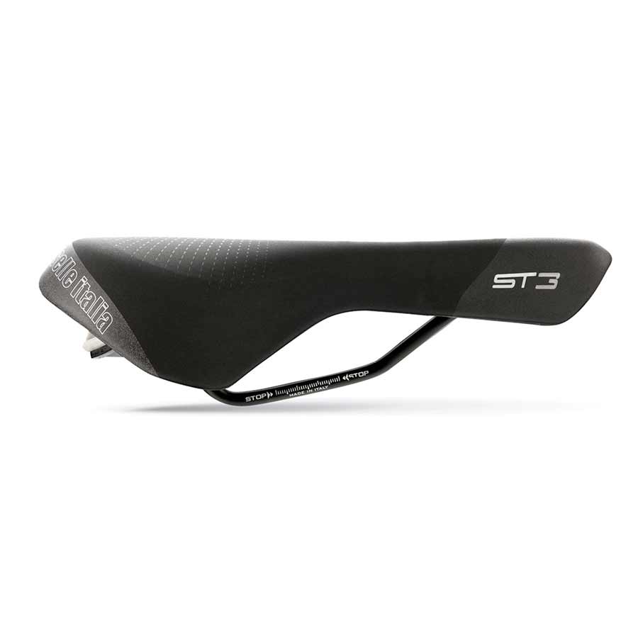 551068-01::1::551068-01::Selle Italia, ST 3 SuperFlow, Selle, 270 x 160mm, 406g, Noir/Haute Visibilité