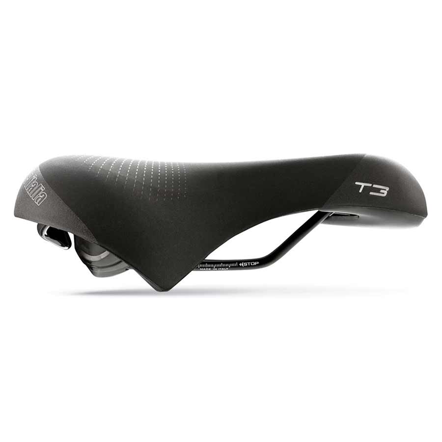551071-01::1::551071-01::Selle Italia, T 3 Flow, Selle, 267 x 210mm, Unisexe, 480g, Noir/Haute Visibilité
