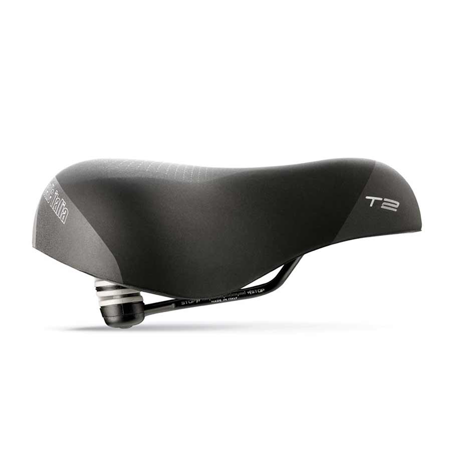 551072-01::1::551072-01::Selle Italia, T 2 Flow, Selle, 258 x 233mm, Unisexe, 671g, Noir/Haute Visibilité