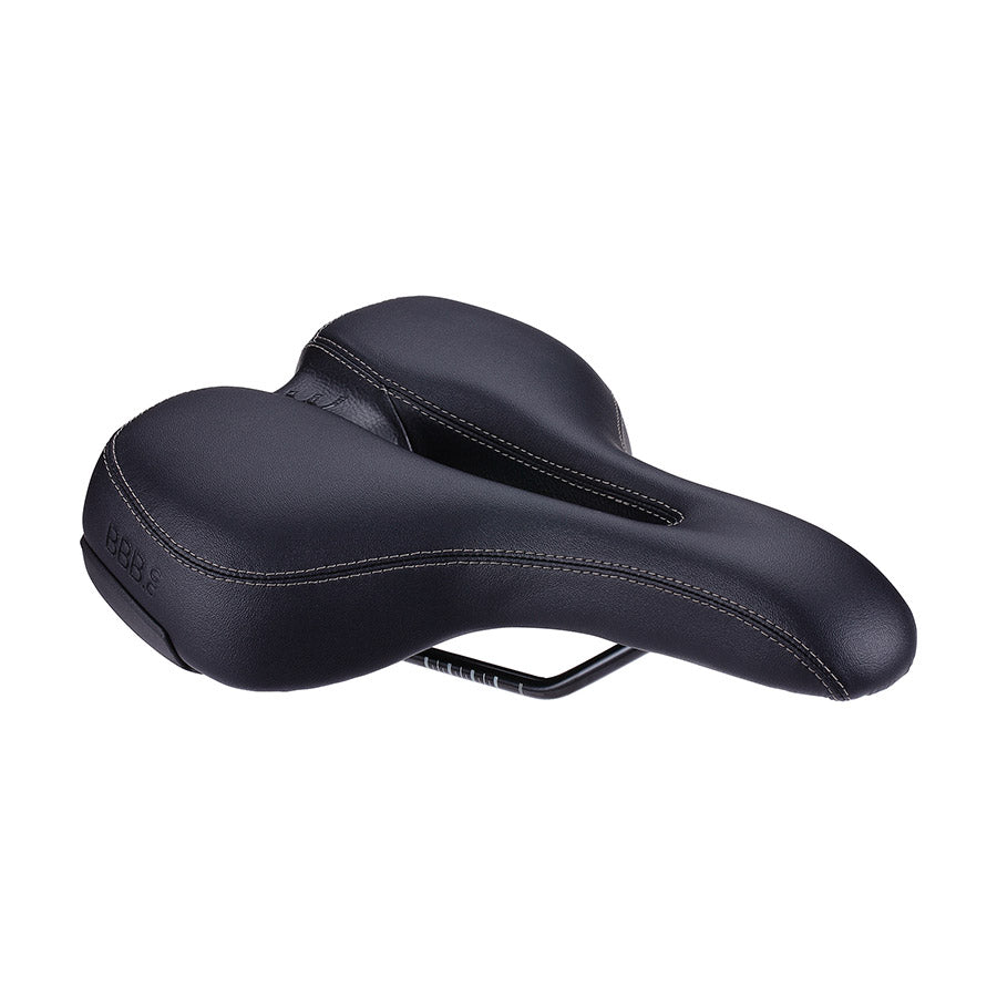 551382-01::0::551382-01::BBB Cycling, BSD-122 SoftShape Active, Selle, 265 x 185mm, Unisexe, 585g, Noir