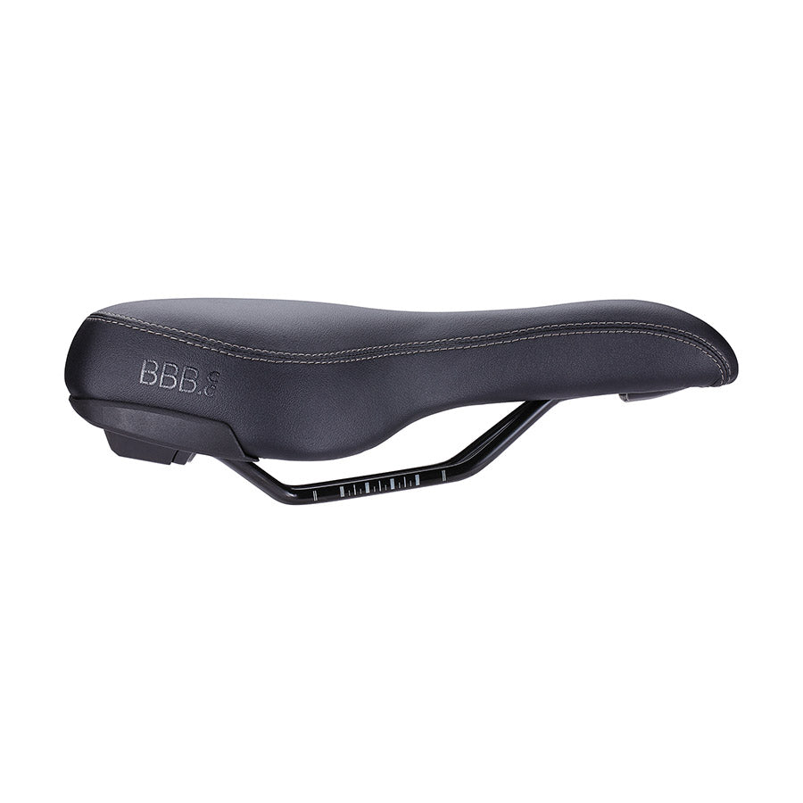551382-01::1::551382-01::BBB Cycling, BSD-122 SoftShape Active, Selle, 265 x 185mm, Unisexe, 585g, Noir