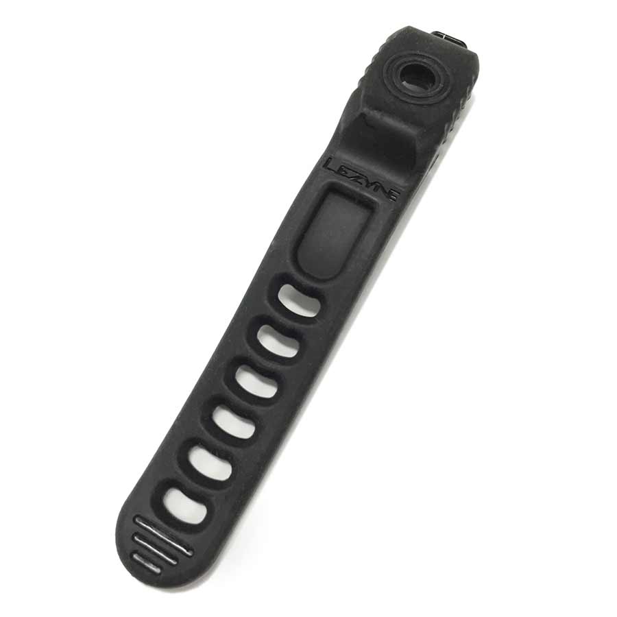 620170-06::0::620170-06::Lezyne, Courroies de Fixation en Silicone, Pour Macro Drive, Super Drive, Deca Drive, Mega Drive,, Noir, 30x160mm