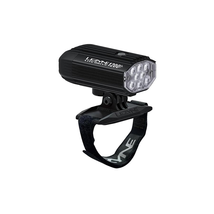 621050-01::0::621050-01::Lezyne, Helmet Lite Drive 1200+, Lumière, Avant, Noir