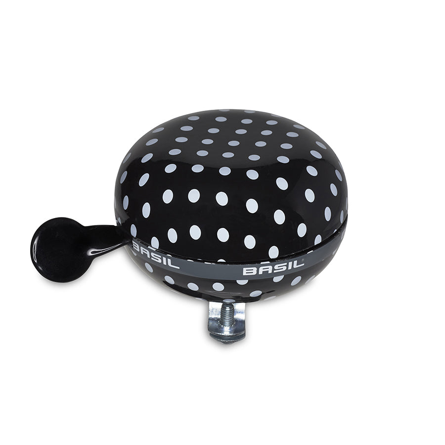 640761-01::0::640761-01::Basil, Polka Dot, Clochette, 80mm, Petits pois blancs