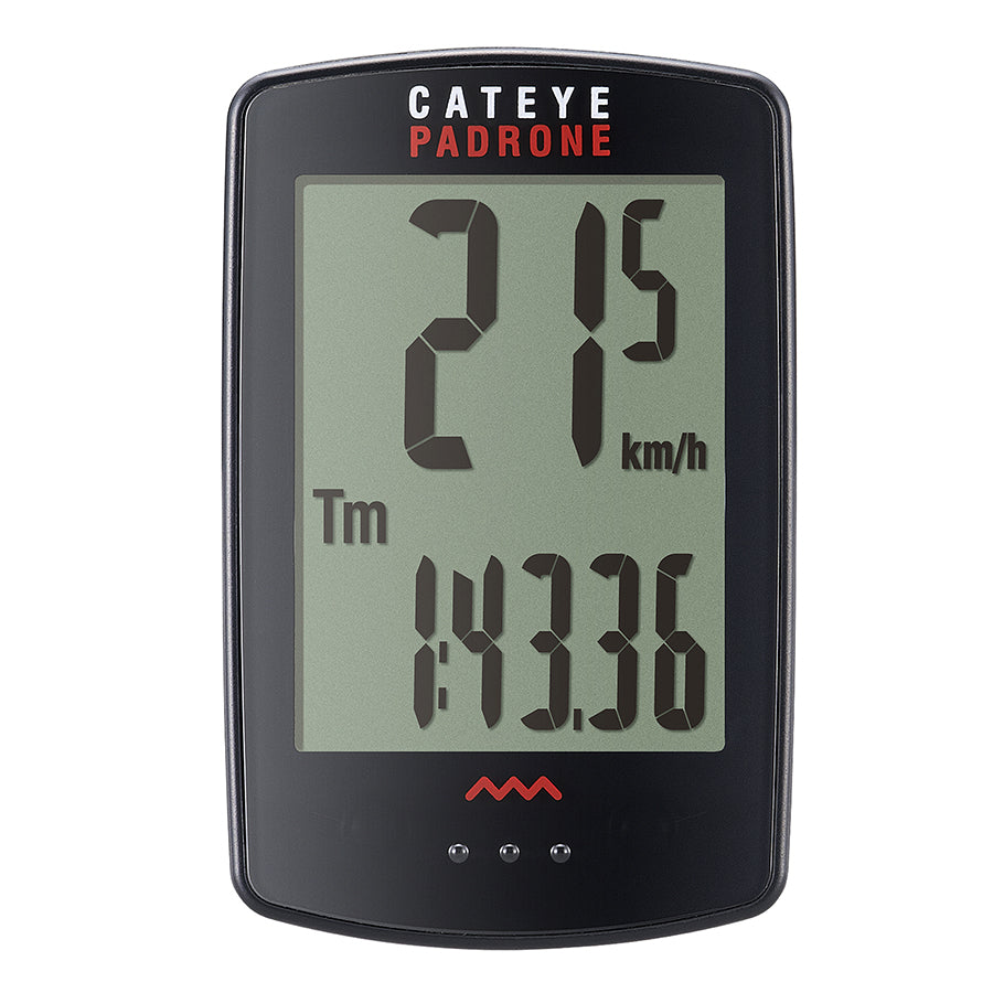 650101-03::0::650101-03::CatEye, Padrone, Cyclomètre, Noir