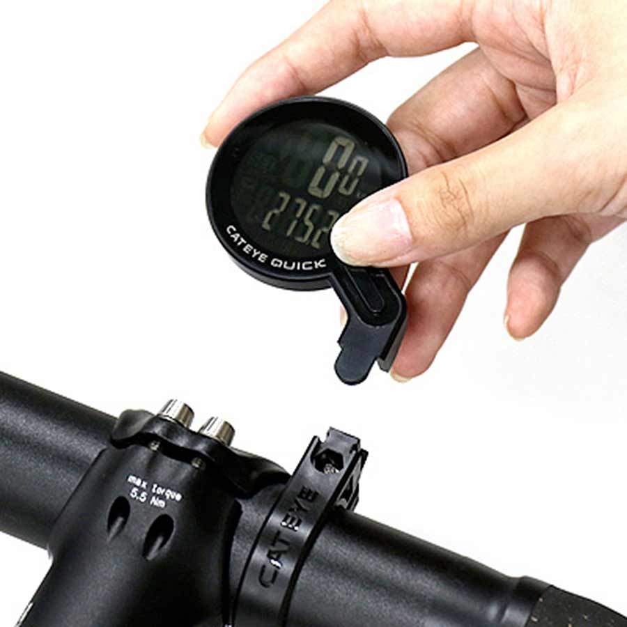 650363-01::4::650363-01::CatEye, Quick, Cyclomètre, GPS: Non, Cardio: Non, Cadence: Non, Noir