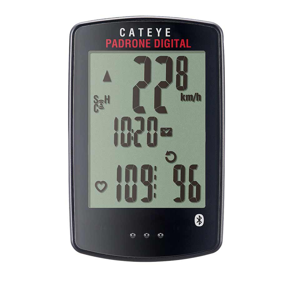 650406-01::0::650406-01::CatEye, Padrone Digital, Cyclomètre, GPS: Non, Cardio: En option, Cadence: Optionnelle, Noir
