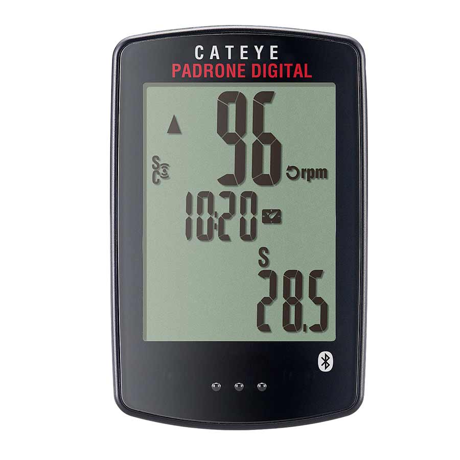 650406-01::1::650406-01::CatEye, Padrone Digital, Cyclomètre, GPS: Non, Cardio: En option, Cadence: Optionnelle, Noir