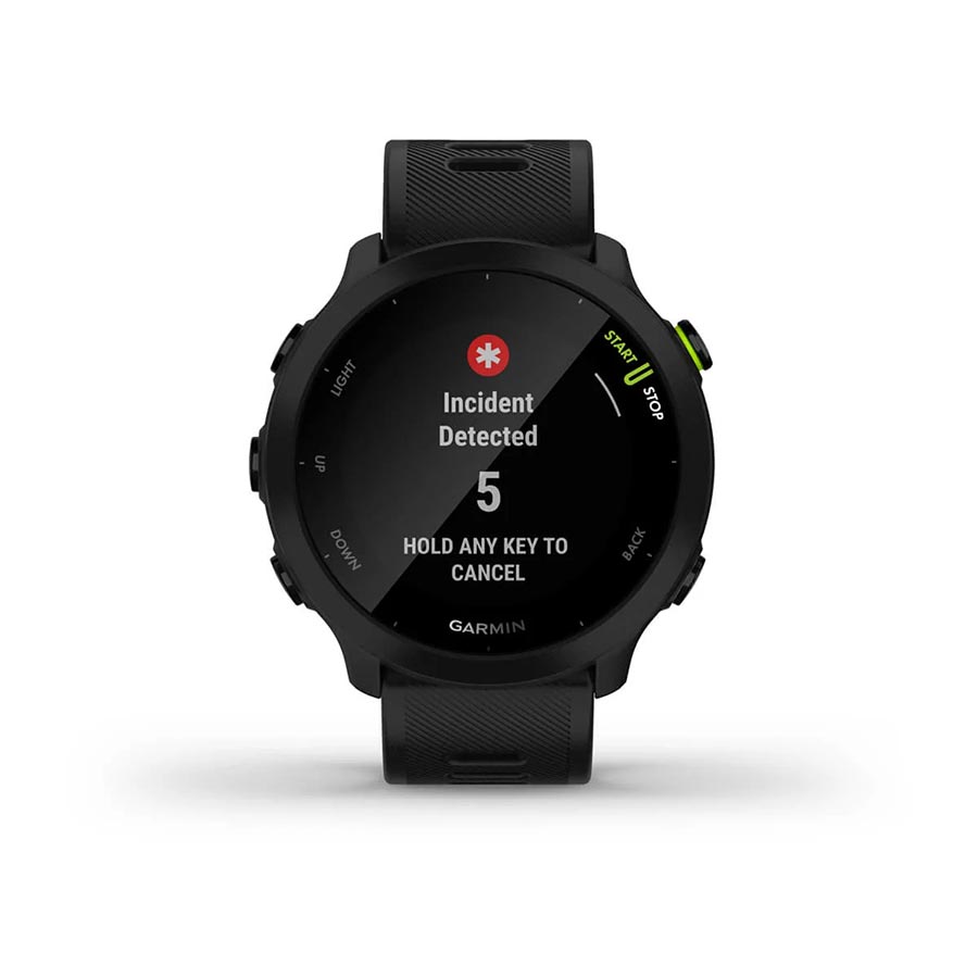 650443-03::3::650443-03::Garmin, Forerunner 55, Montre, Couleur de la montre: Noir, Bracelet: Noir - Silicone