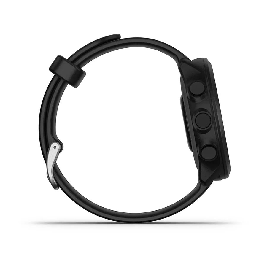 650443-03::6::650443-03::Garmin, Forerunner 55, Montre, Couleur de la montre: Noir, Bracelet: Noir - Silicone