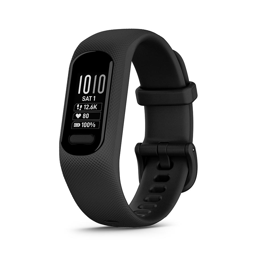 650464-01::0::650464-01::Garmin, vivosmart 5 L, Montre, Couleur de la montre: Noir, Bracelet: Noir - Silicone