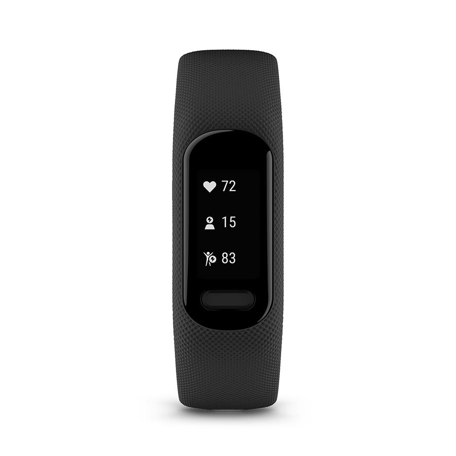 650464-01::1::650464-01::Garmin, vivosmart 5 L, Montre, Couleur de la montre: Noir, Bracelet: Noir - Silicone