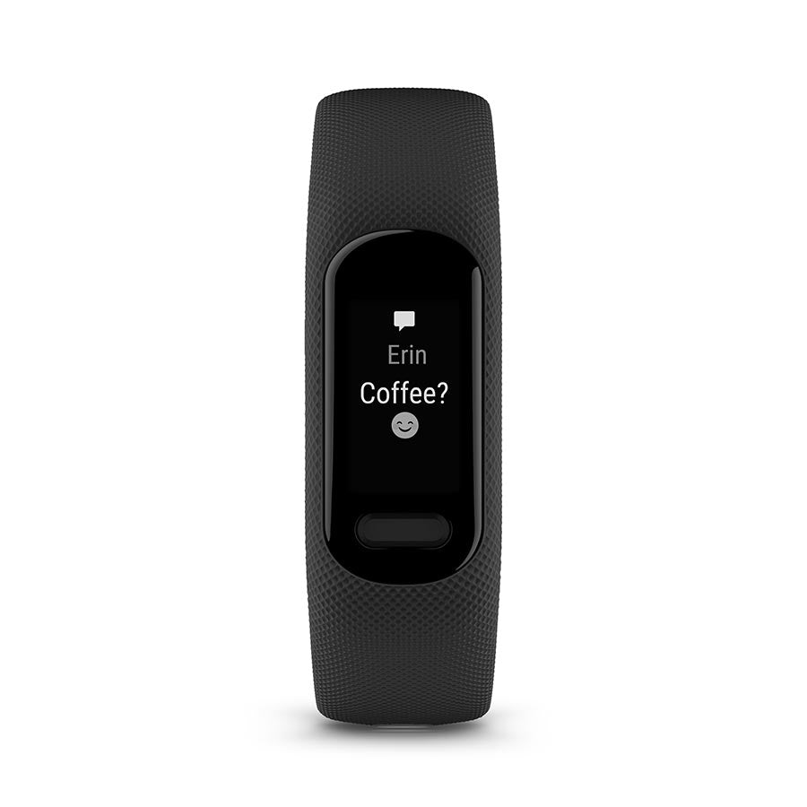 650464-01::3::650464-01::Garmin, vivosmart 5 L, Montre, Couleur de la montre: Noir, Bracelet: Noir - Silicone