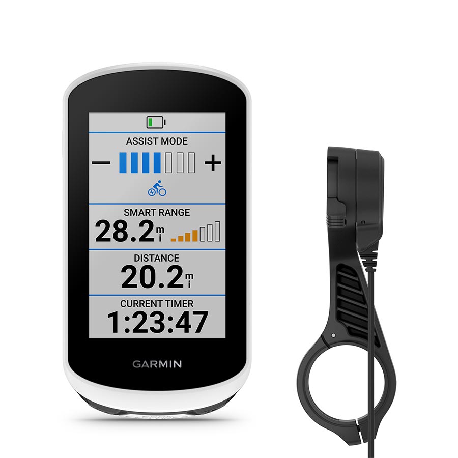 650476-01::0::650476-01::Garmin, Edge Explorer 2 Power, Cyclomètre, Bundle, Blanc