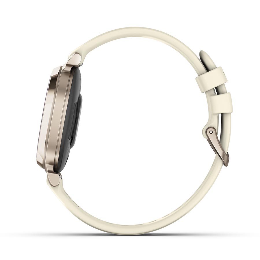 650511-01::7::650511-01::Garmin, Lily 2, Montre, Couleur de la montre: Crème Or, Bracelet: Coconut - Silicone