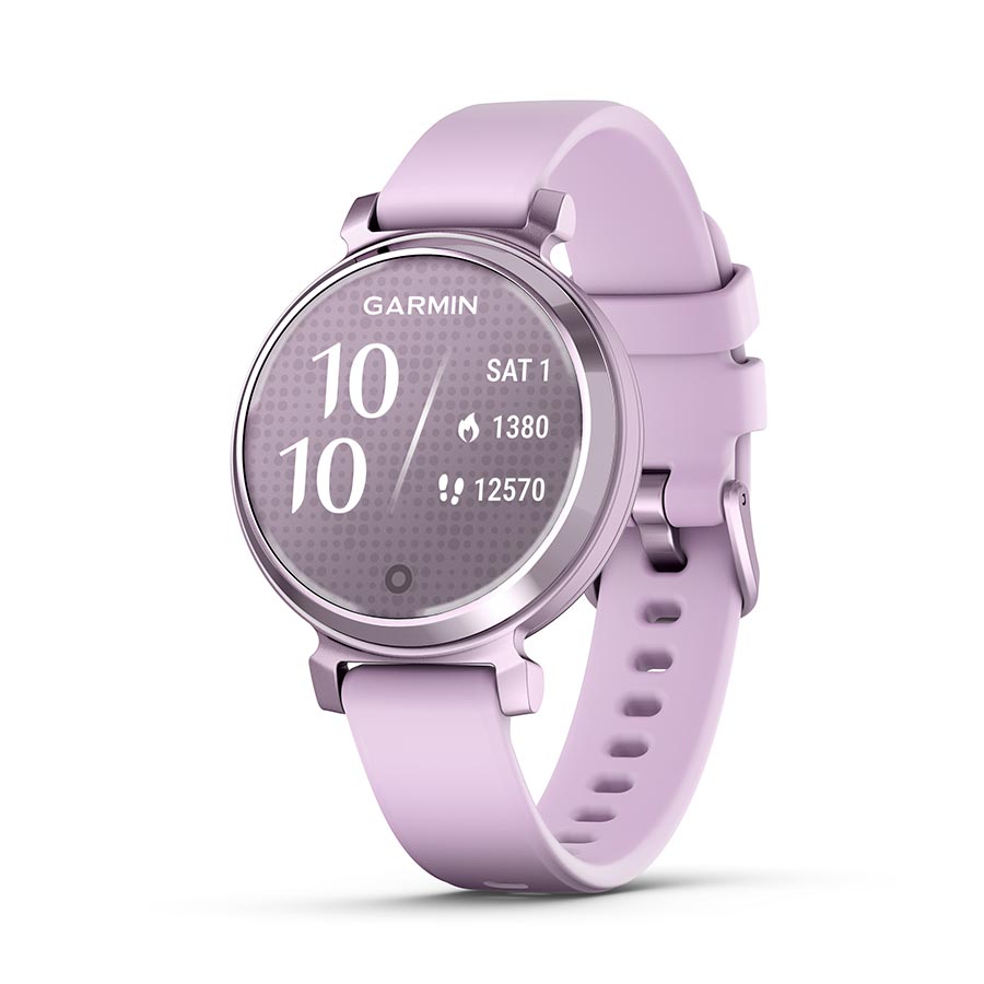 650511-02::0::650511-02::Garmin, Lily 2, Montre, Couleur de la montre: Lilas, Bracelet: Lilas - Silicone