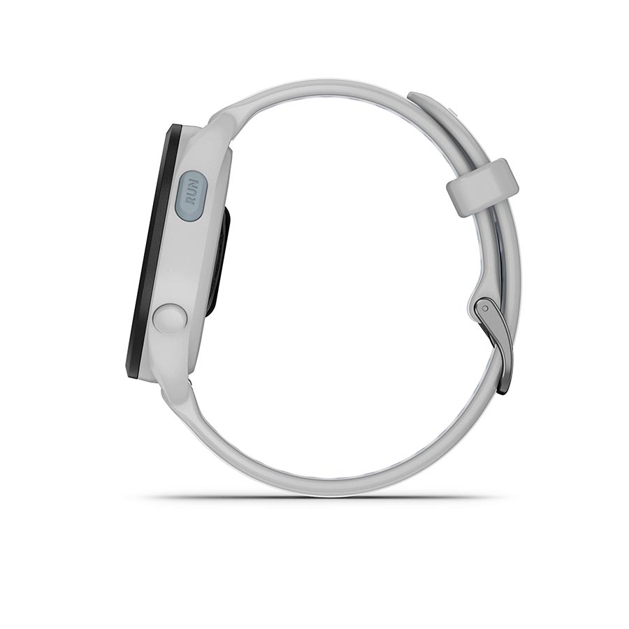 650514-01::4::650514-01::Garmin, Forerunner 165, Montre, Couleur de la montre: Gris, Bracelet: Pierre Blanche - Silicone