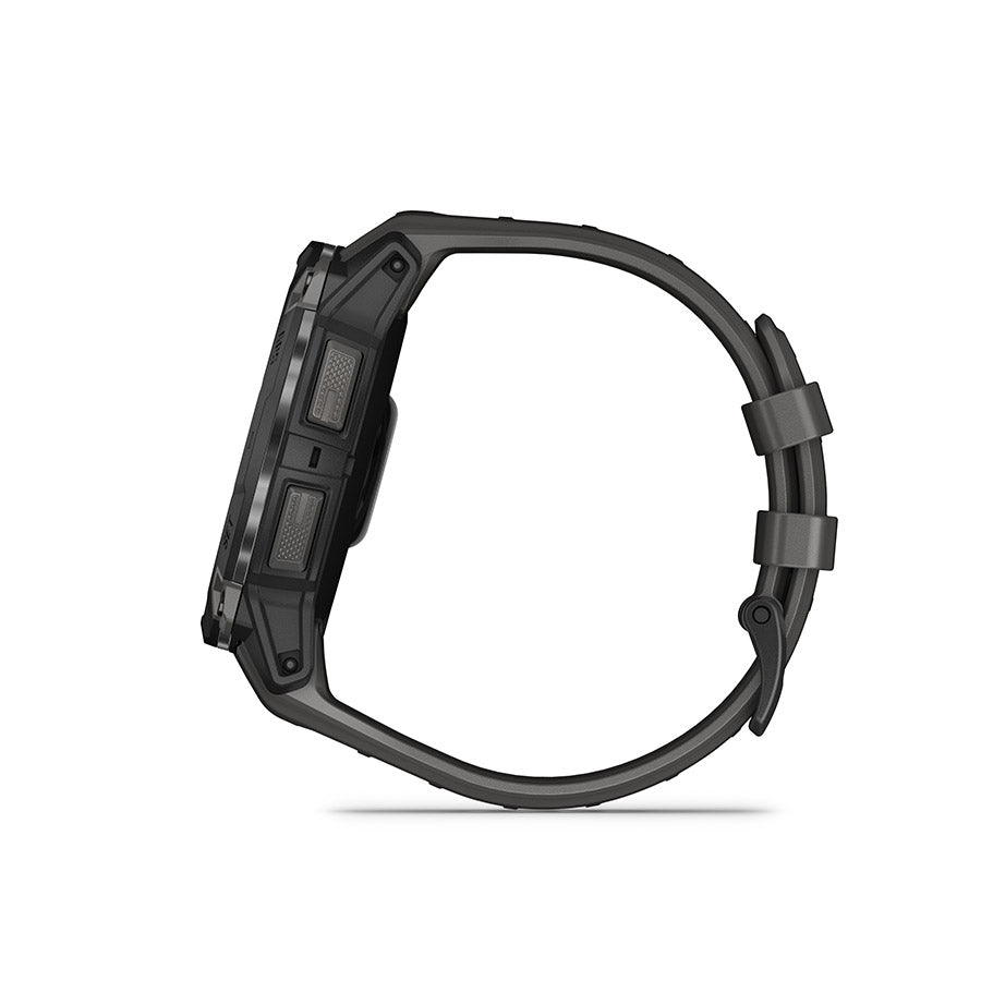 650540-02::15::650540-02::Garmin, Instinct 3 50mm AMOLED, Montre, Couleur de la montre: Noir, Bracelet: Anthracite - Silicone