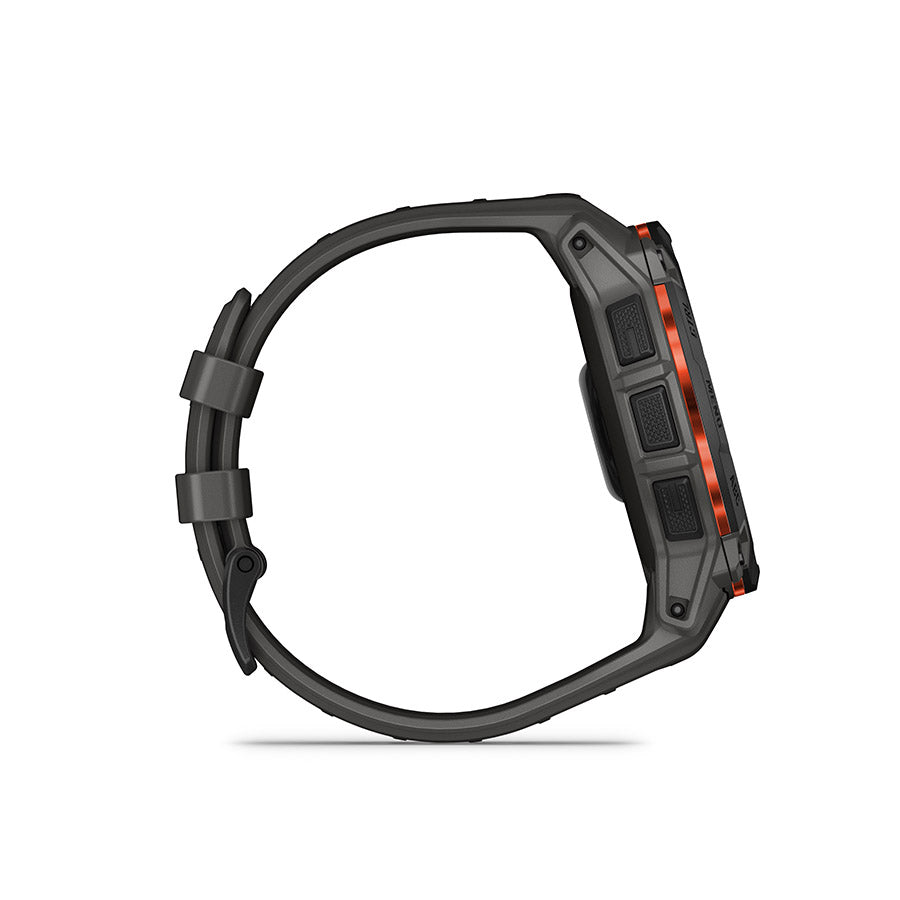 650542-01::18::650542-01::Garmin, Instinct 3 50mm Solar, Montre, Couleur de la montre: Noir, Bracelet: Anthracite - Silicone