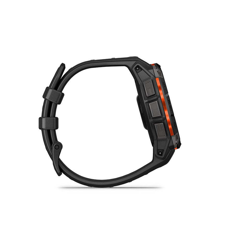 650543-01::4::650543-01::Garmin, Instinct 3 45mm Solar, Montre, Couleur de la montre: Noir, Bracelet: Noir - Silicone